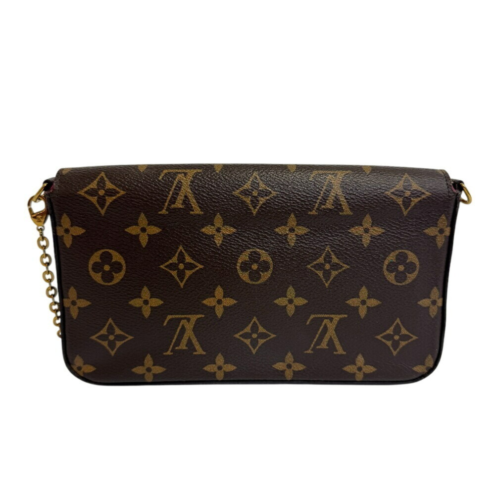 LOUIS VUITTON Authentic Brown Monogram Pochette Shoulder Bag - Picture 2 of 14